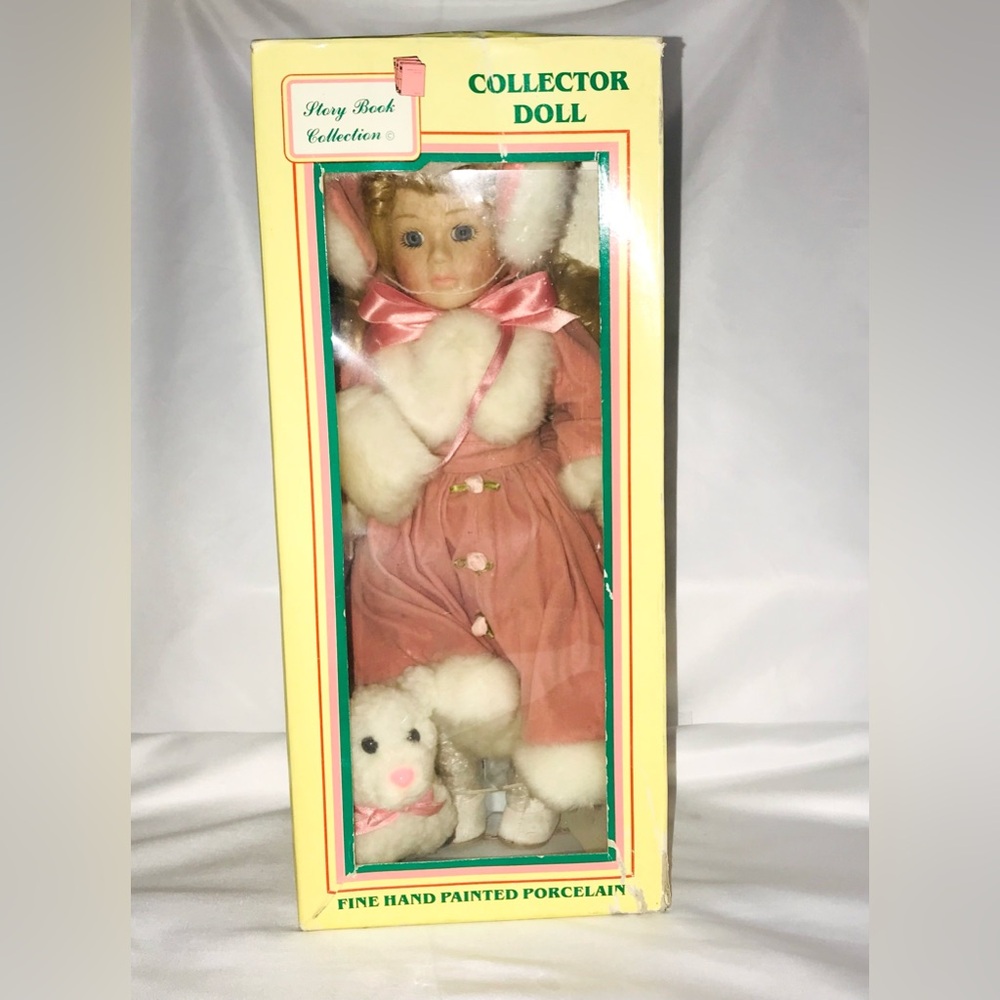 Vintage Story Book Collection Porcelain Doll w Original Box